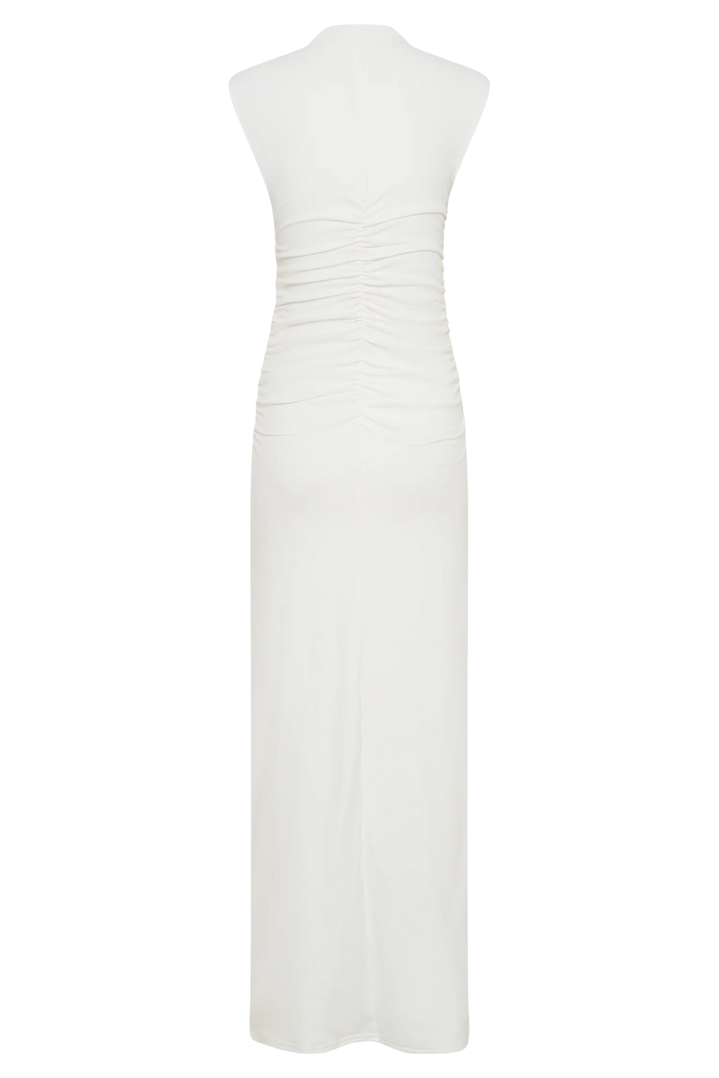 Elliot High Neck Sleeveless Maxi Dress - White