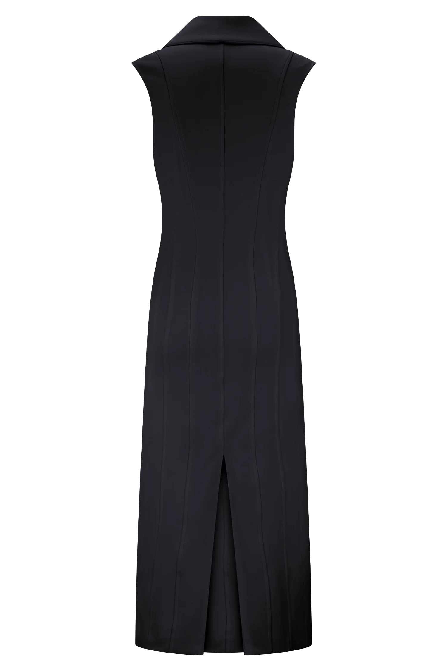 Keagan Sleeveless Midi Dress - Black