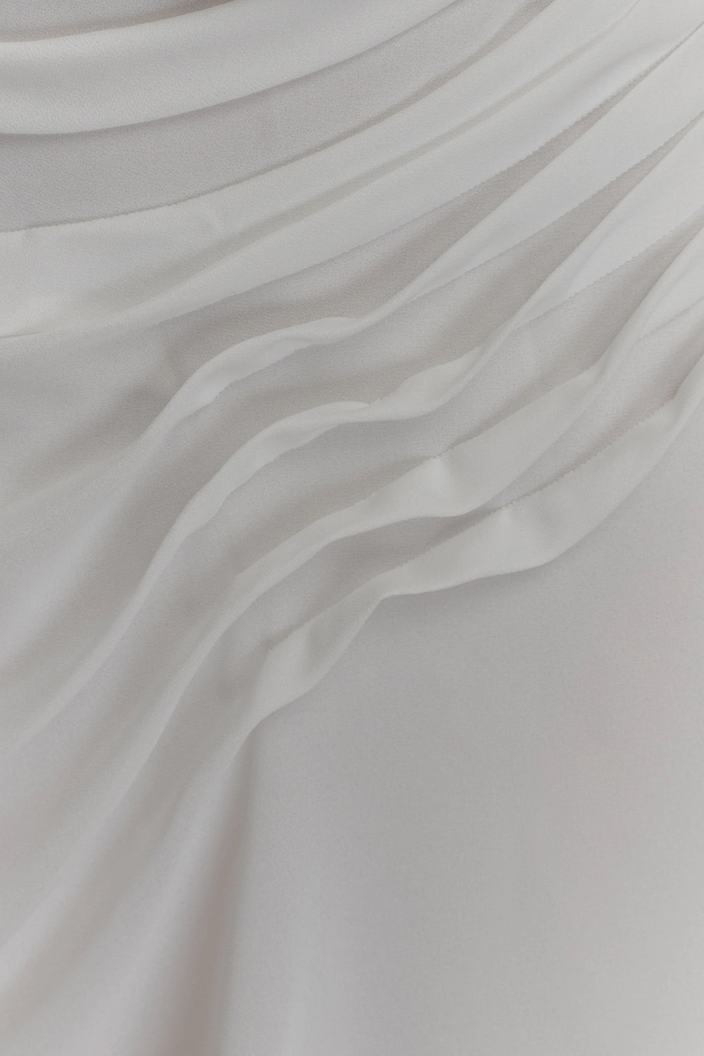 Oria Chiffon Mini Dress - White