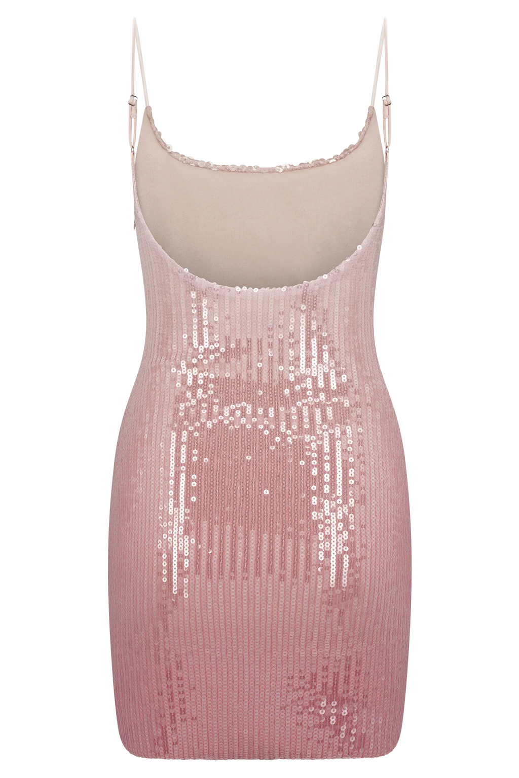 Mora Sequin Mini Dress - Ombre Pink