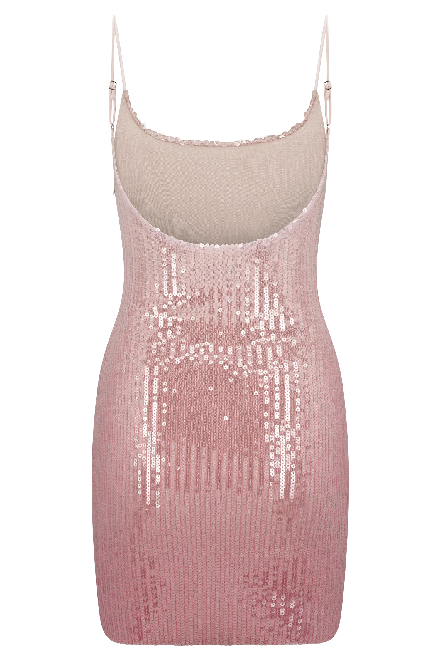 Mora Sequin Mini Dress - Ombre Pink