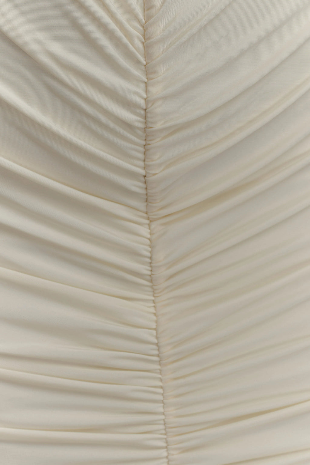 Louisa Long Sleeve Slinky Maxi Dress - Ivory