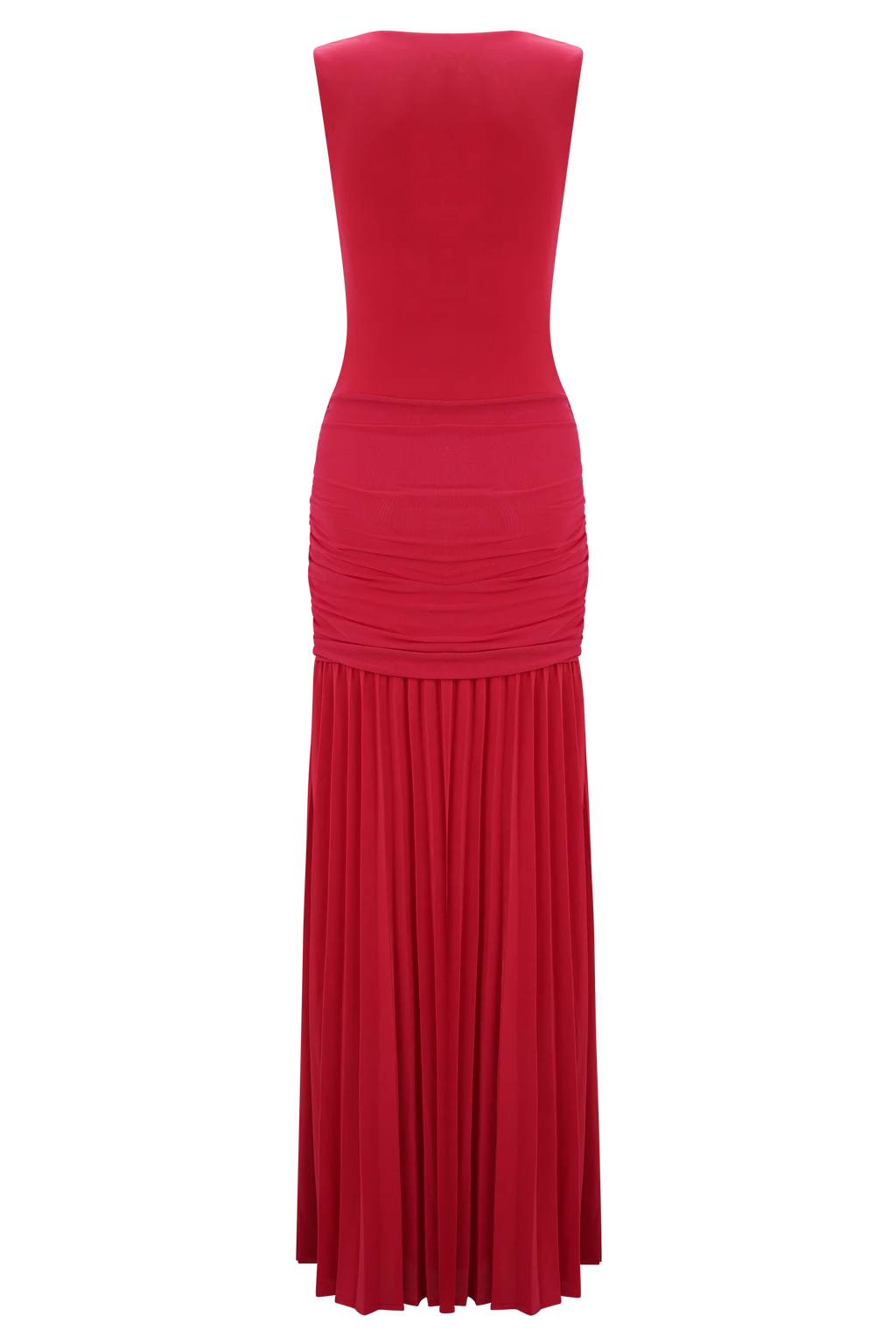 Dania Cowl Neck Slinky Maxi Dress - Fuchsia Pink