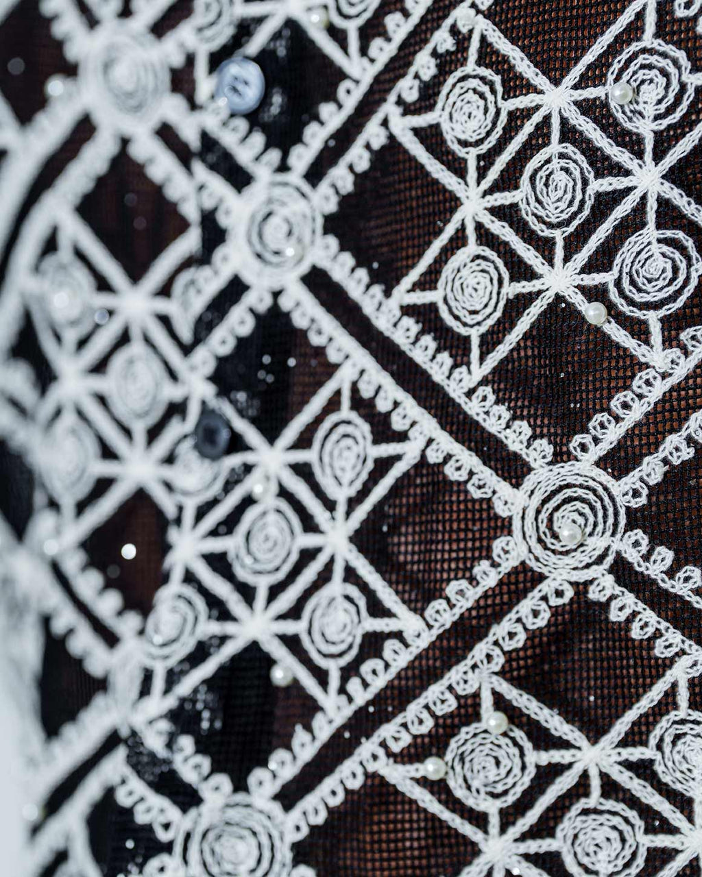 Joseph Shirt Rhinestone & Pearls