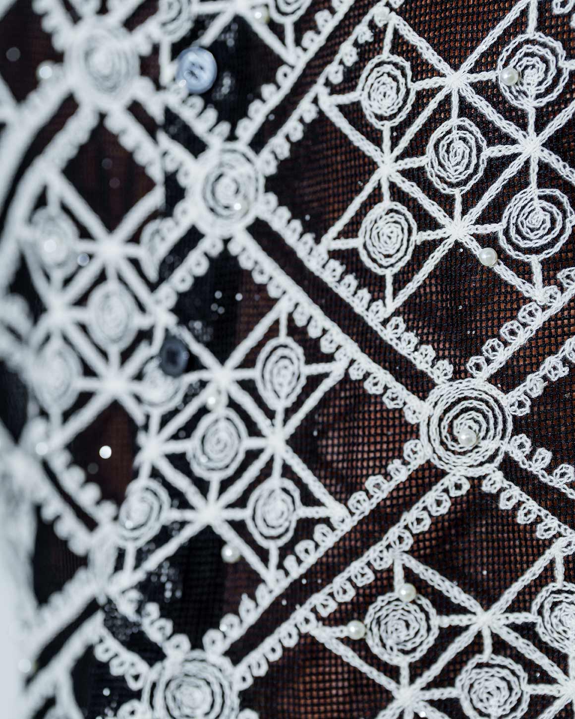 Joseph Shirt Rhinestone & Pearls