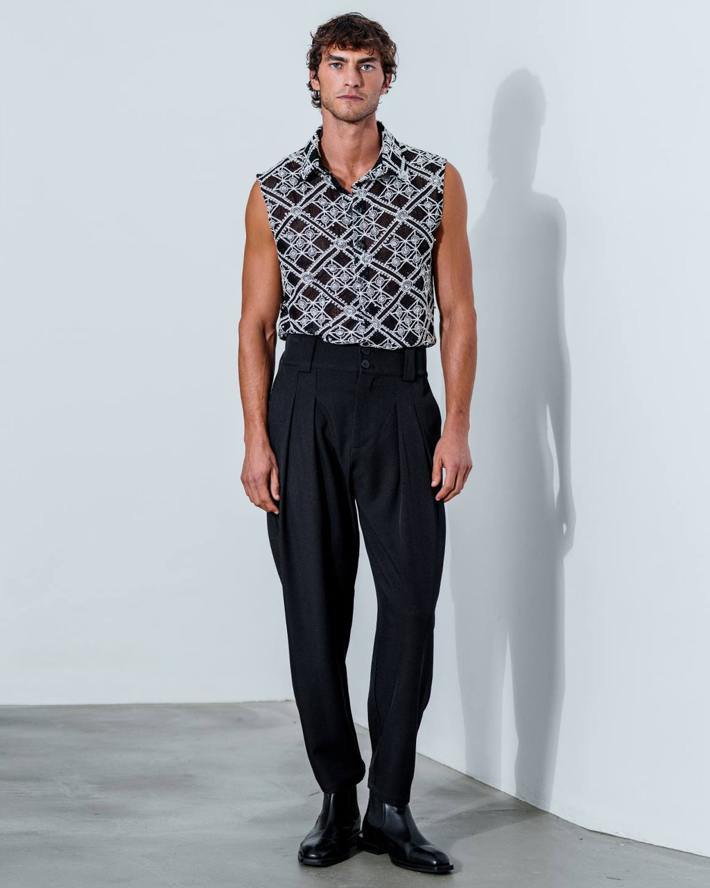 Joseph Shirt Rhinestone & Pearls