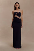 Lianne Strapless Maxi Dress - Black