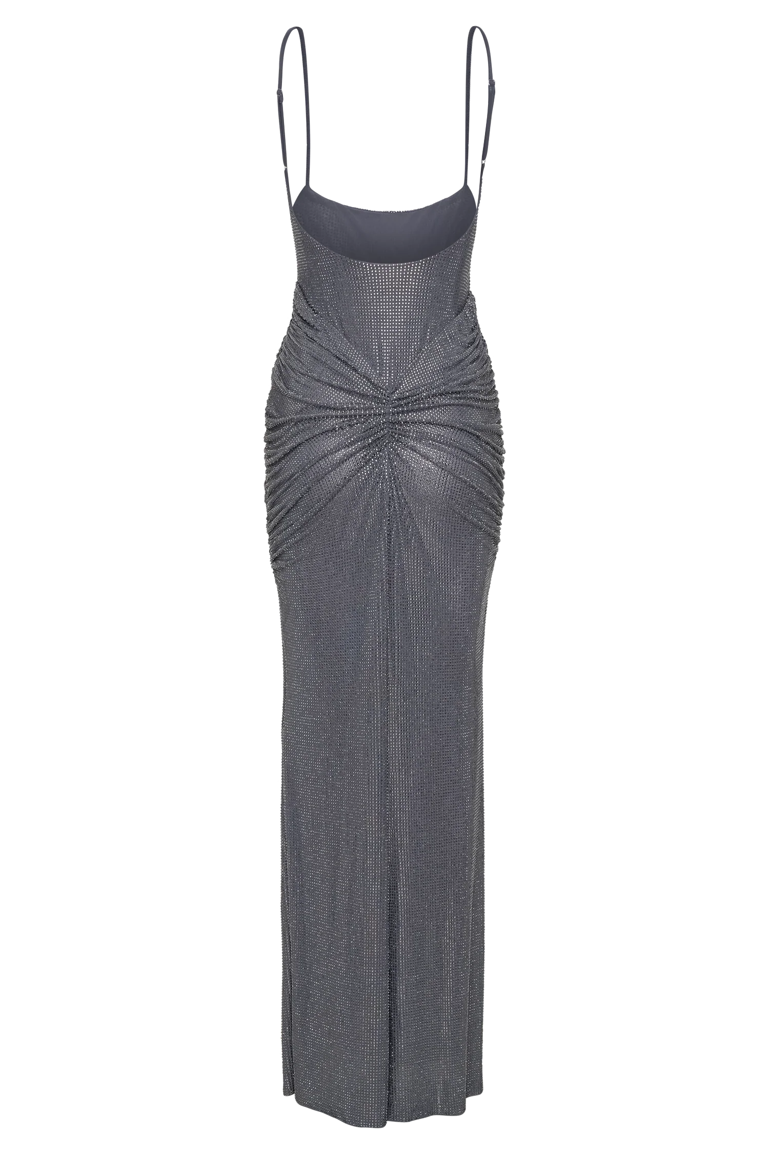 Roisin Diamante Maxi Dress - Gunmetal