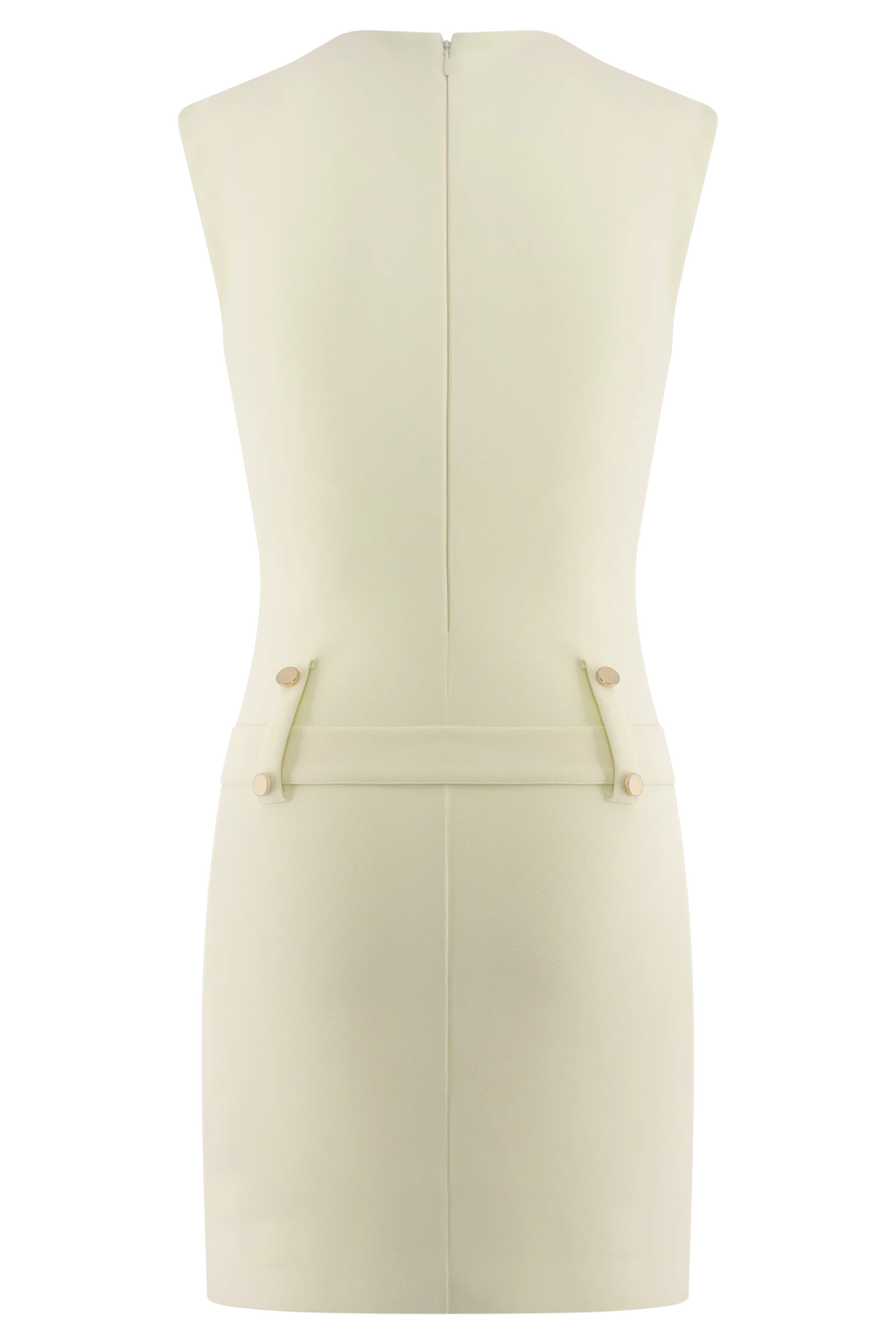 Scheana Stretch Crepe Mini Dress - Ivory