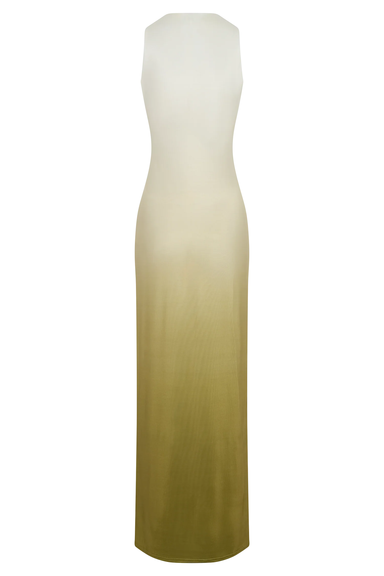 Stella Draped Slinky Maxi Dress - Ombre Vintage Olive