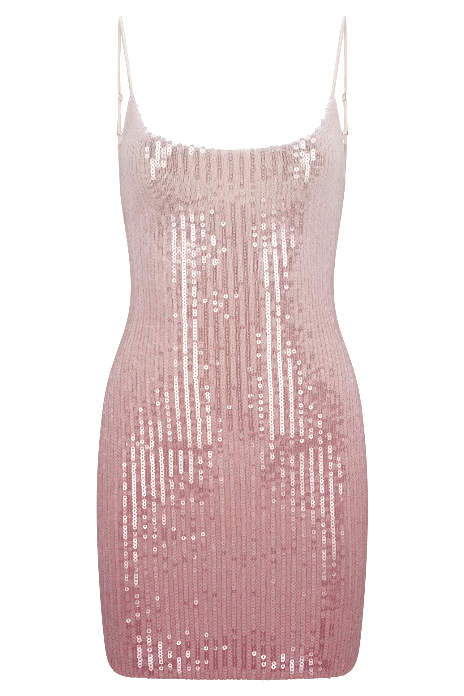 Mora Sequin Mini Dress - Ombre Pink