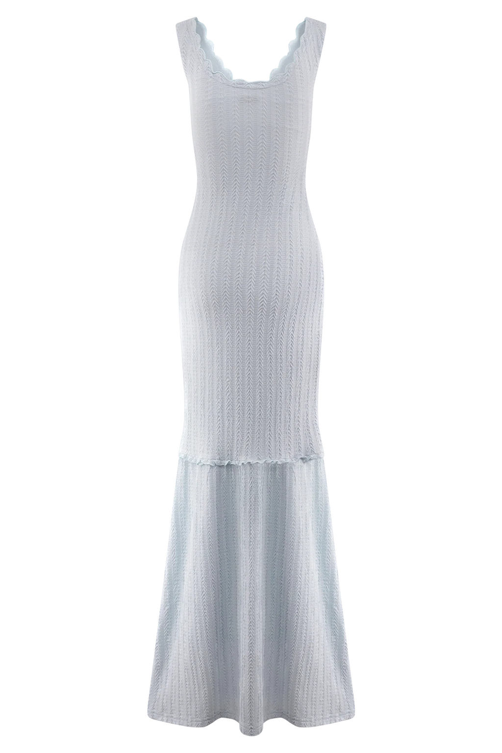 Natalie Off Shoulder Maxi Dress - Sky Blue