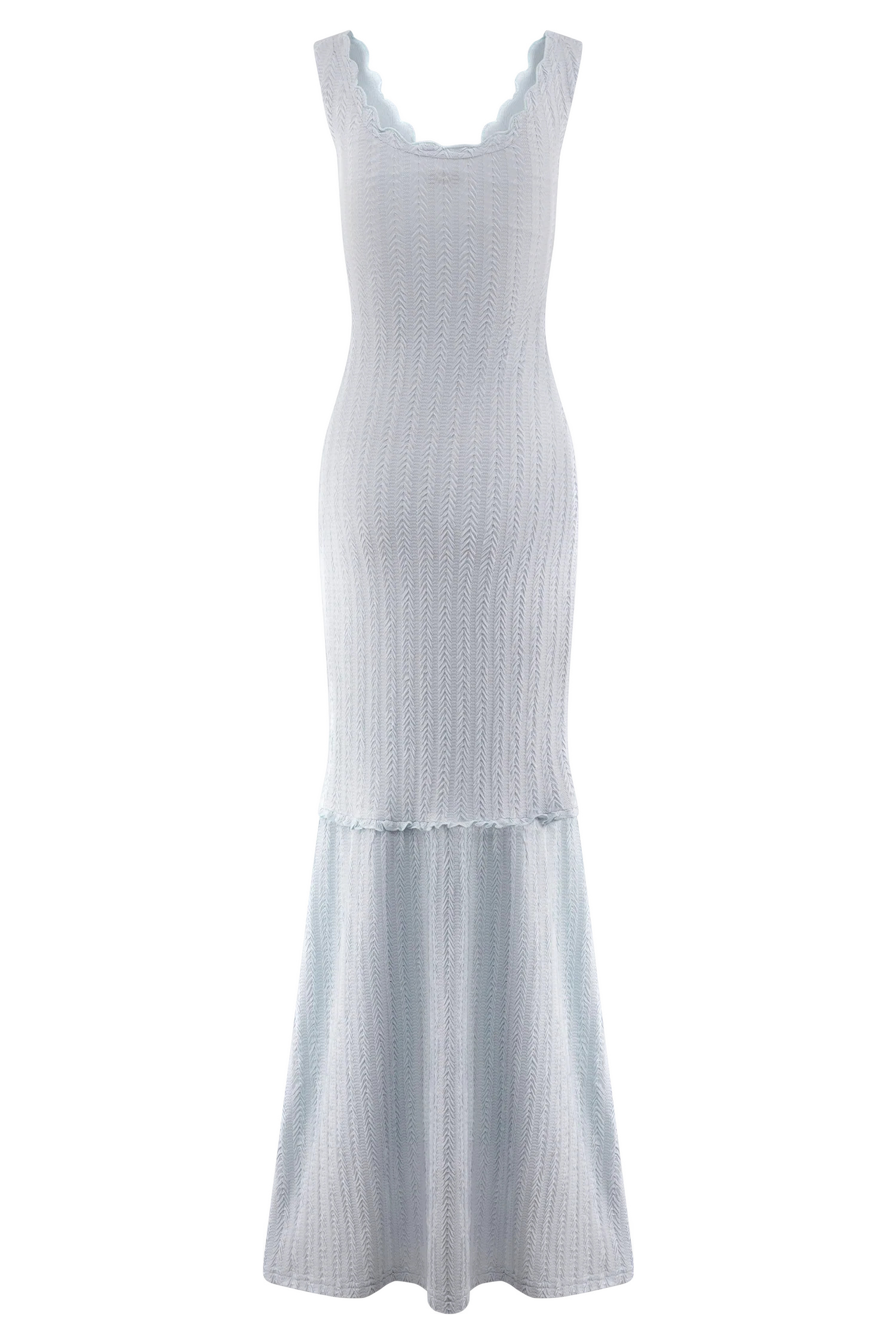 Natalie Off Shoulder Maxi Dress - Sky Blue