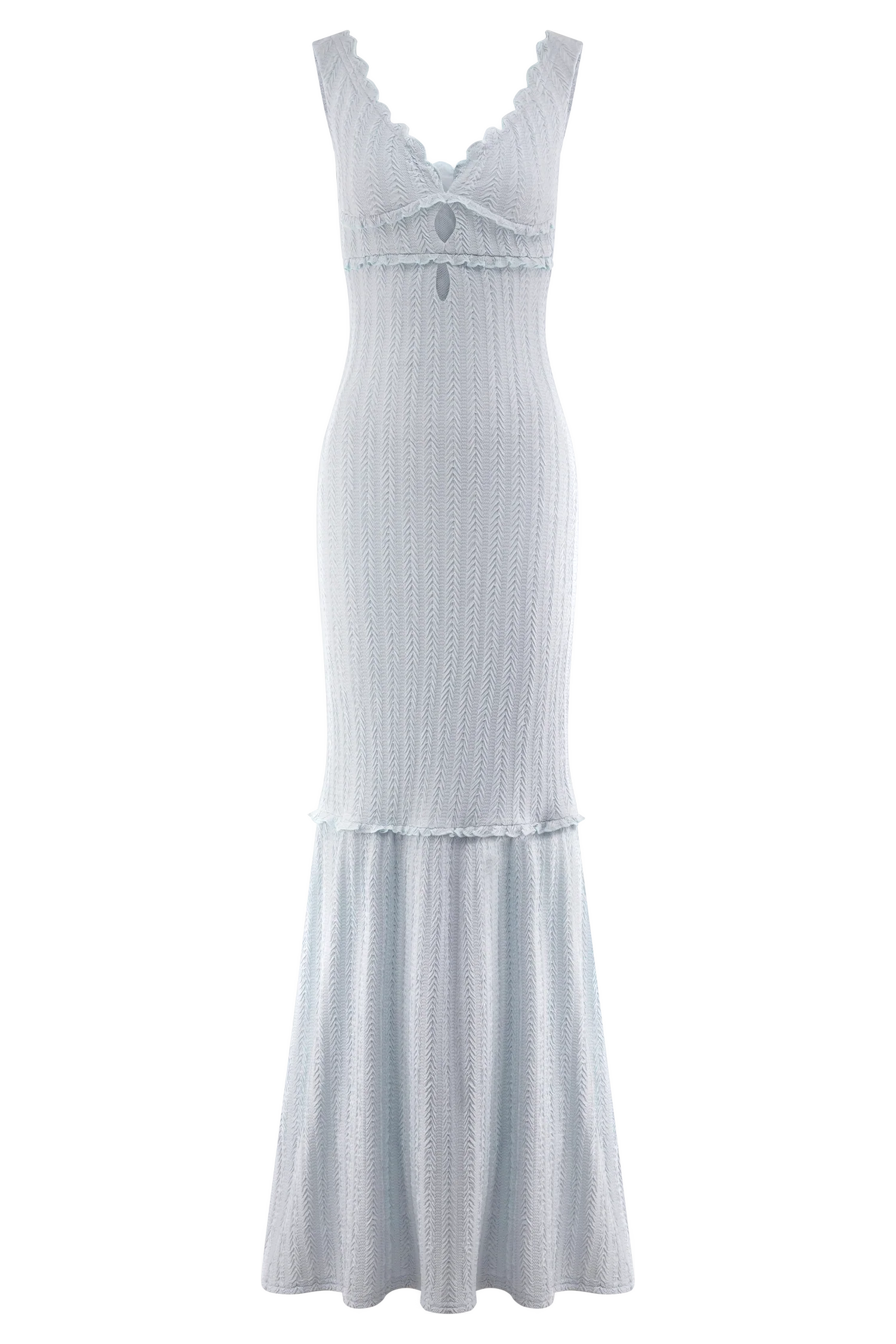 Natalie Off Shoulder Maxi Dress - Sky Blue