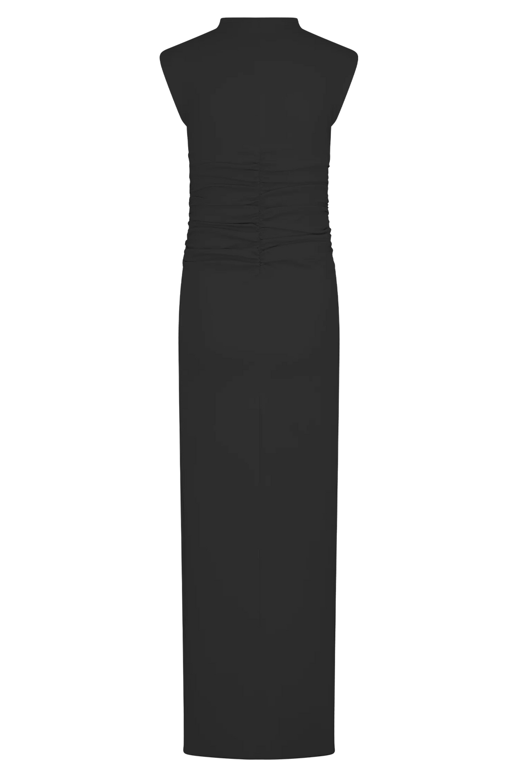 Elliot High Neck Sleeveless Maxi Dress - Black