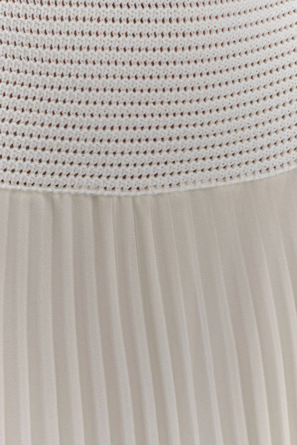Catherine Crochet Pearl Maxi Dress - White