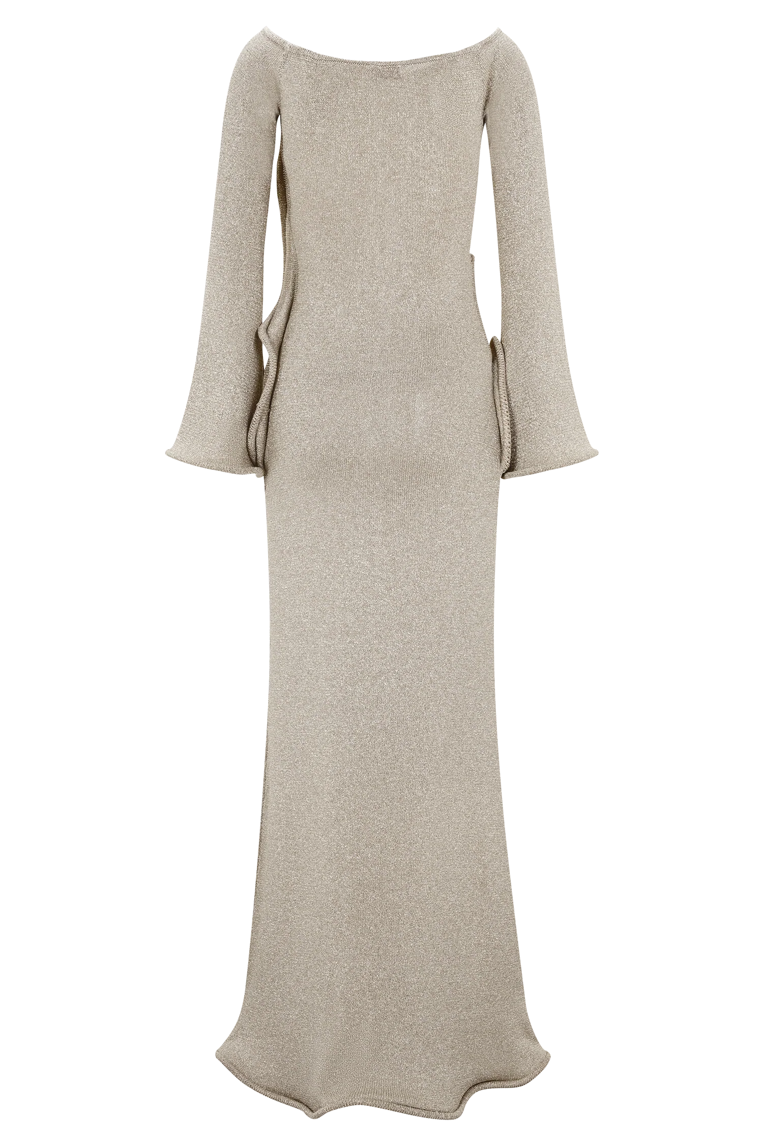 Sandrine Lurex Knit Maxi Dress - Gold