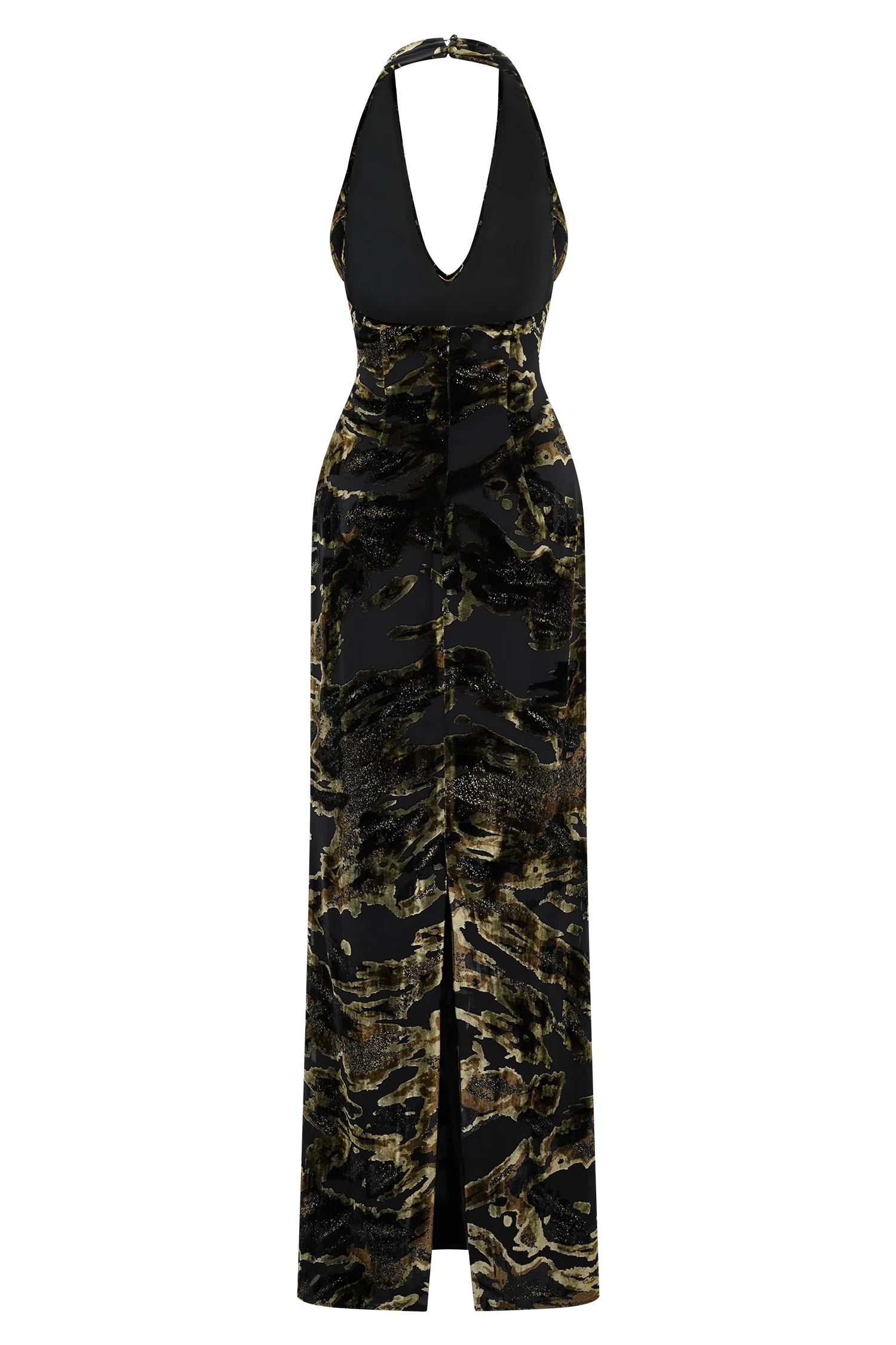 Talila Cowl Front Maxi Dress - Velvet Burnout