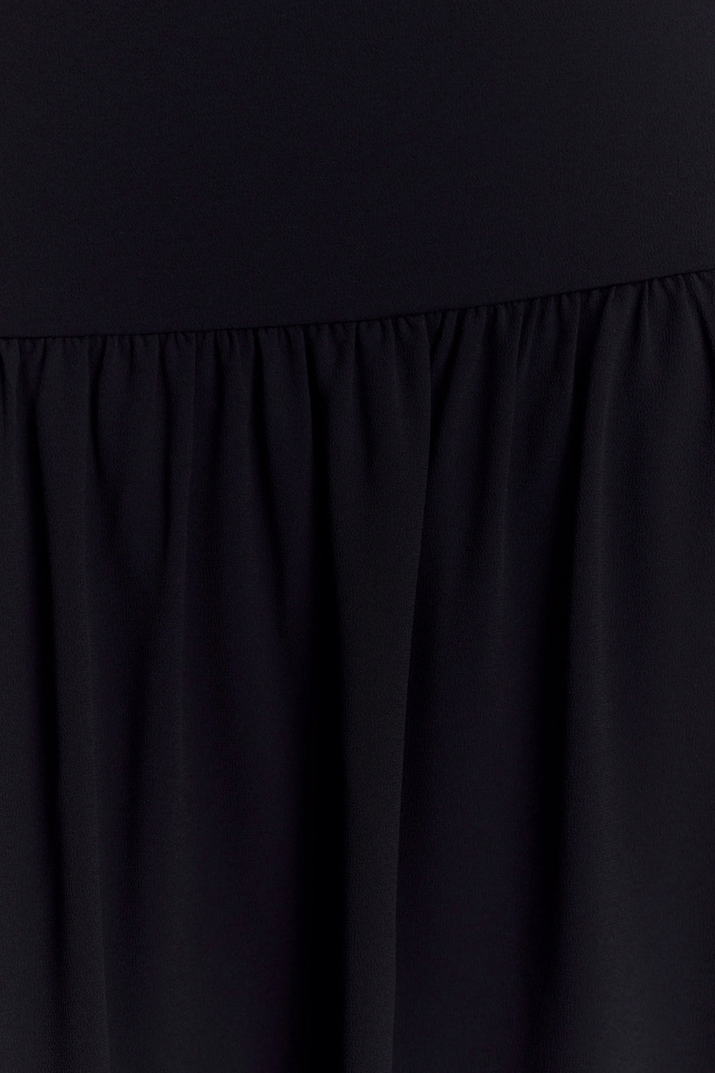 Georgina Chiffon Midi Dress - Black