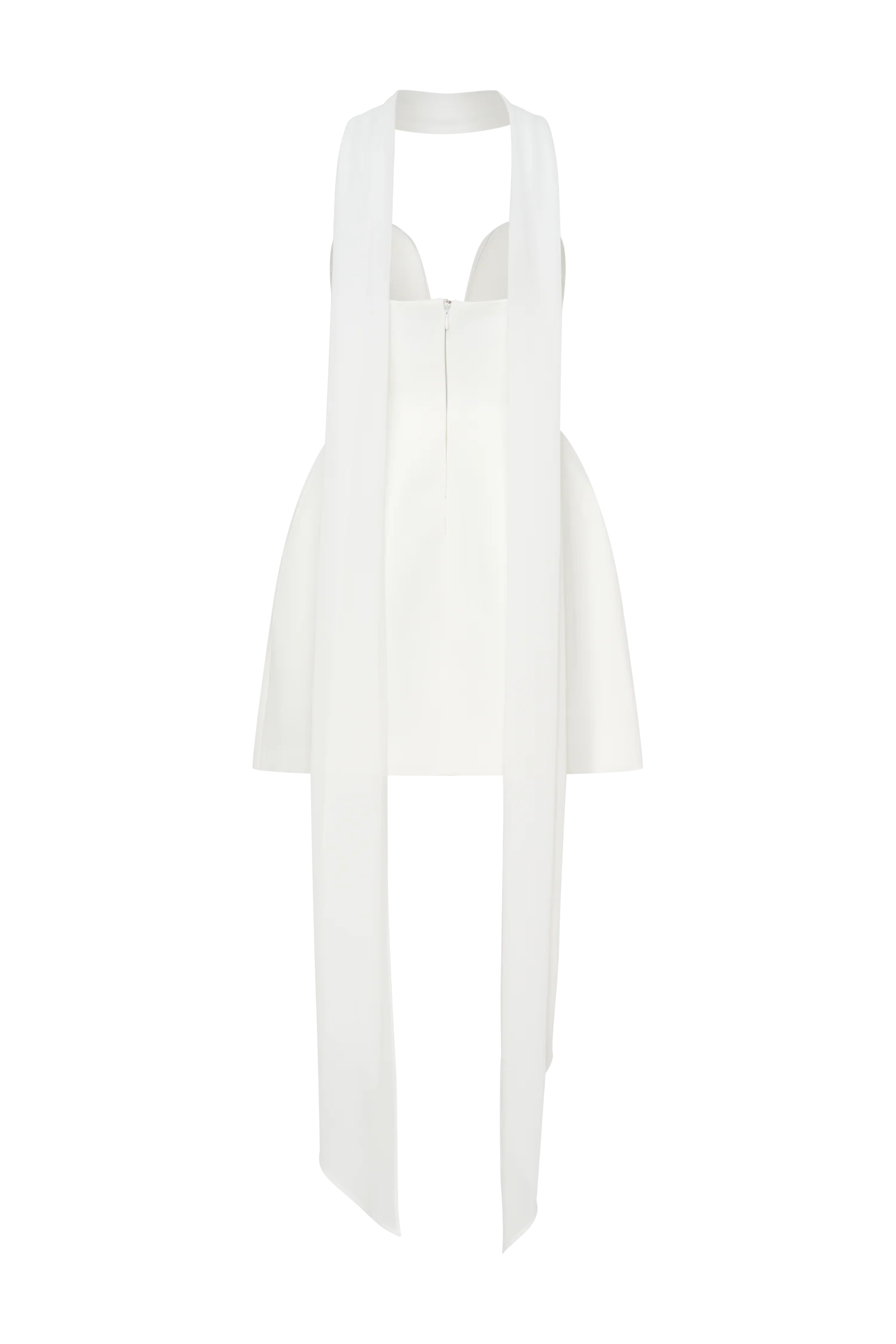 Orellia Strapless Suiting Mini Dress - Ivory