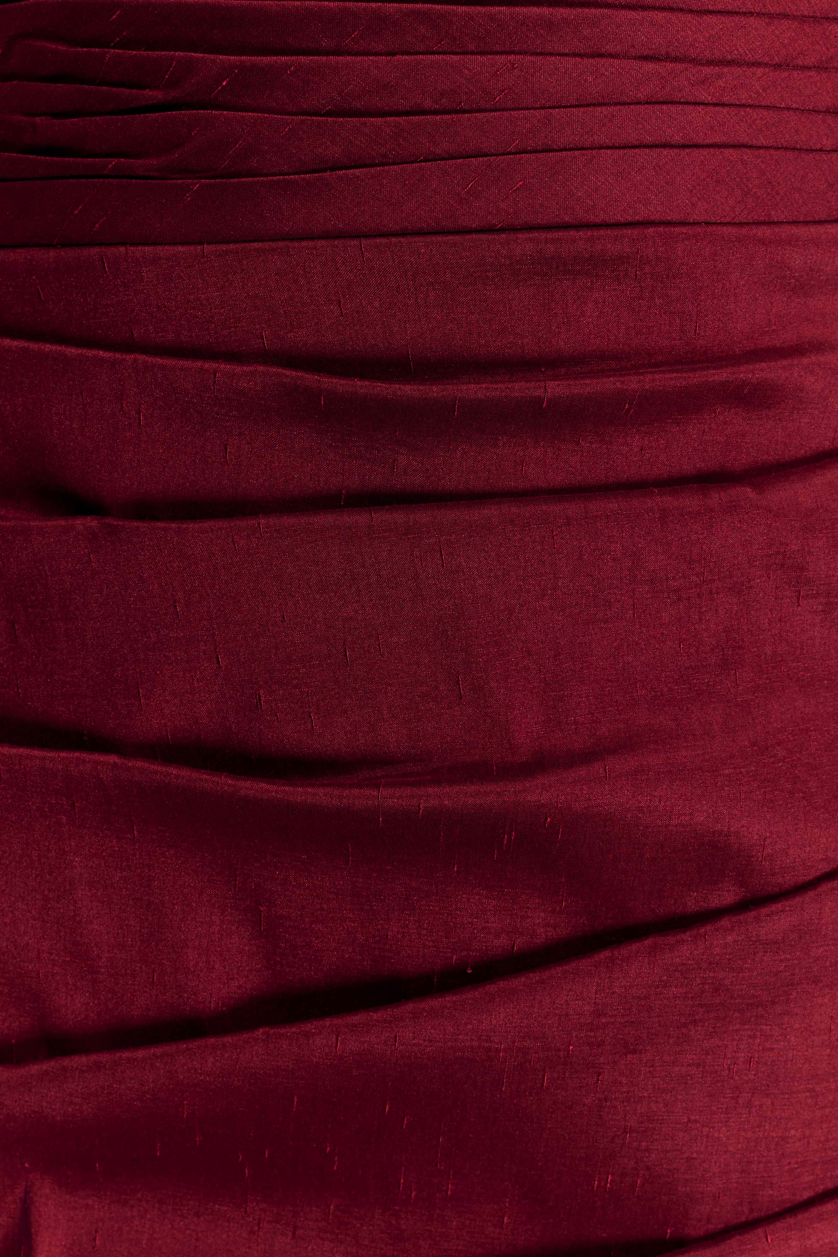 Thelma Bardot Maxi Dress - Wine