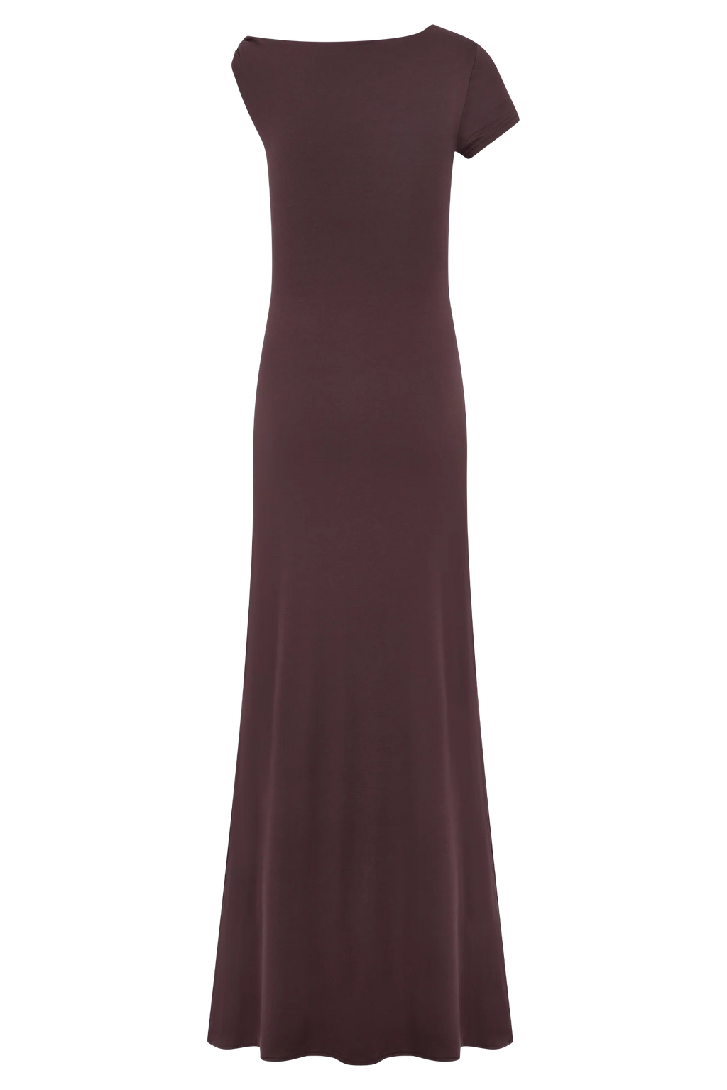 Tamsin Short Sleeve Modal Maxi Dress - Mahogany