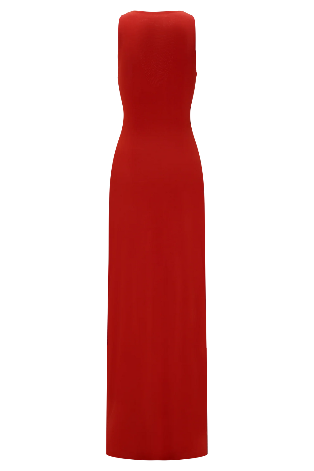 Kaiden Slinky Beaded Maxi Dress - Desert Red