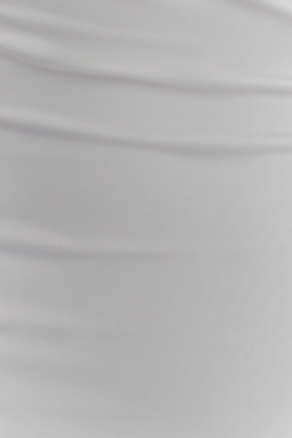 Lottie Slinky Maxi Dress With Split - White