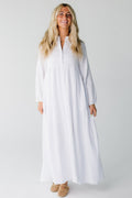 Brass & Roe Pondering White Dress for women in white