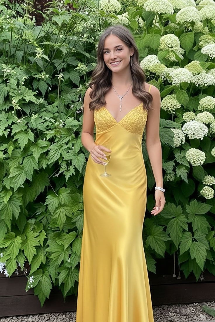 Beaded Blue Soft Satin Sheath Long Dress