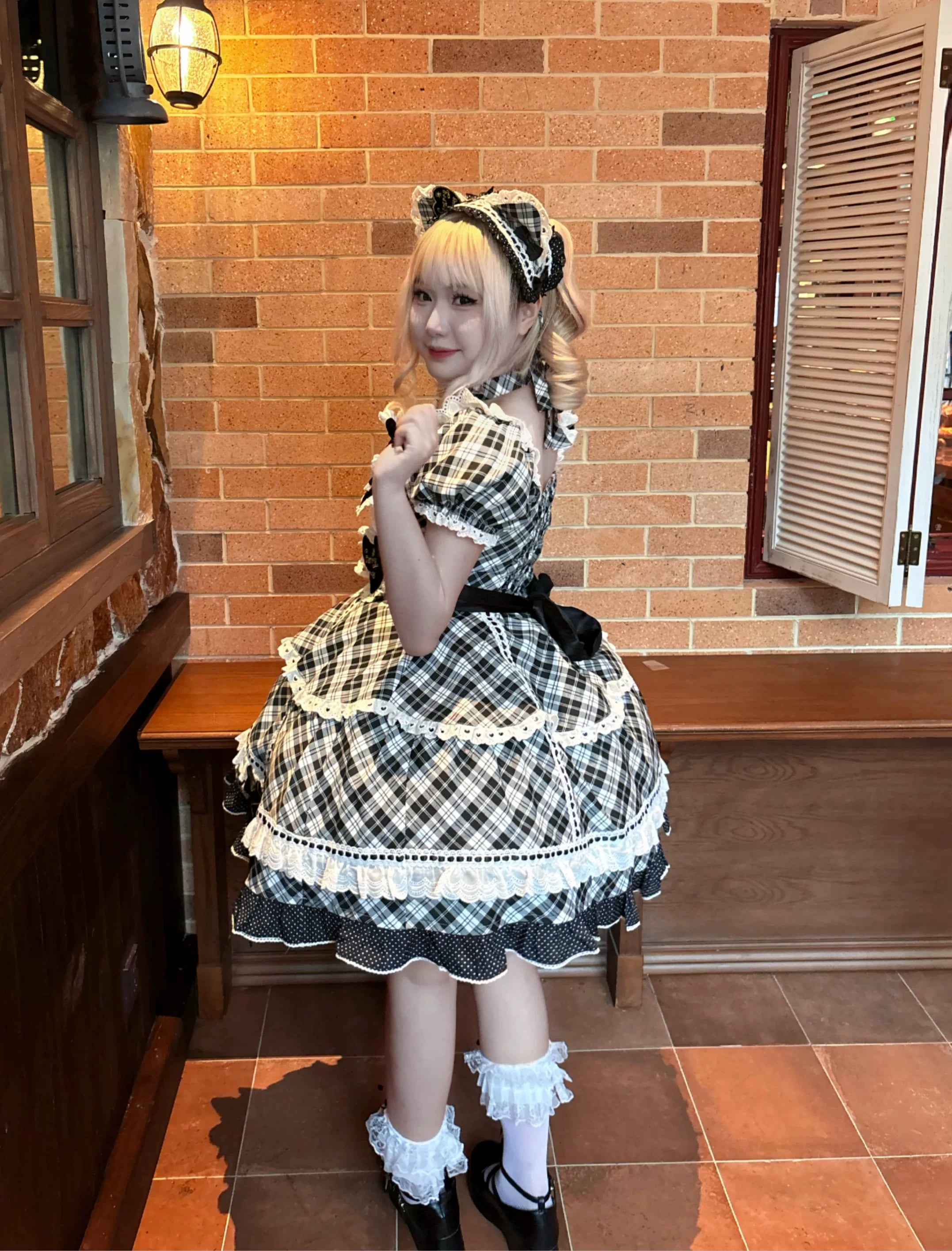 Shibuya Sweetheart - Plus Size Old School Lolita OP Dress, Side Pocket