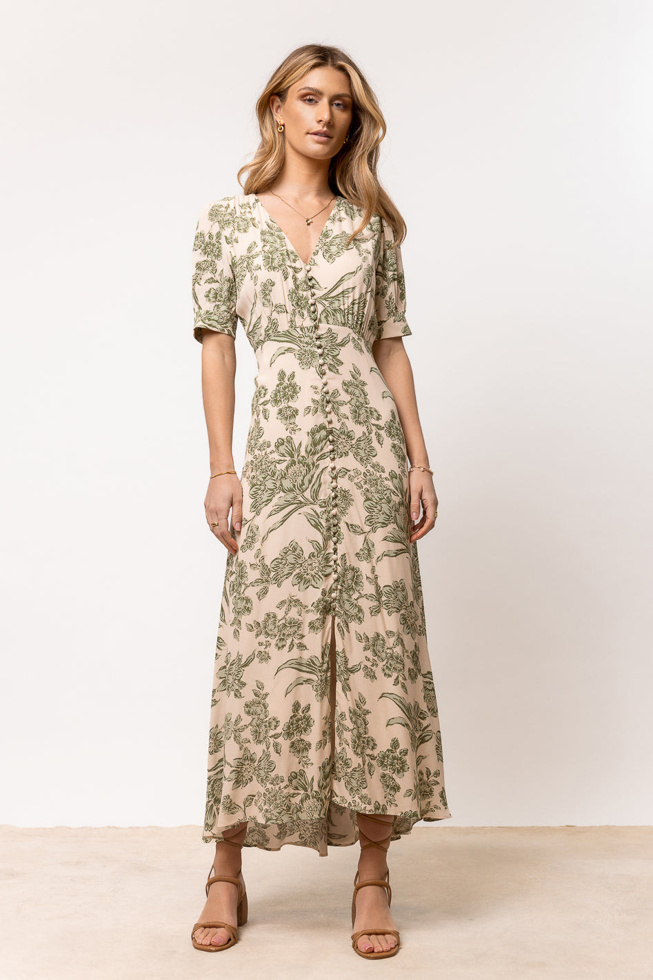 Dress in sage 