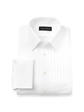 Product Image of Non-iron Cotton Tuxedo Shirt-White
