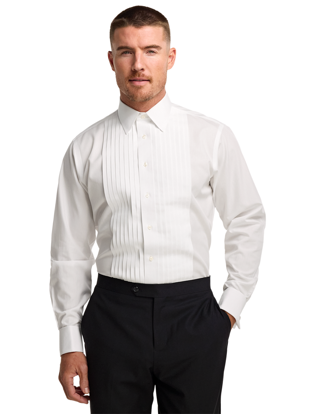 Alternate Image of Non-iron Cotton Tuxedo Shirt-2