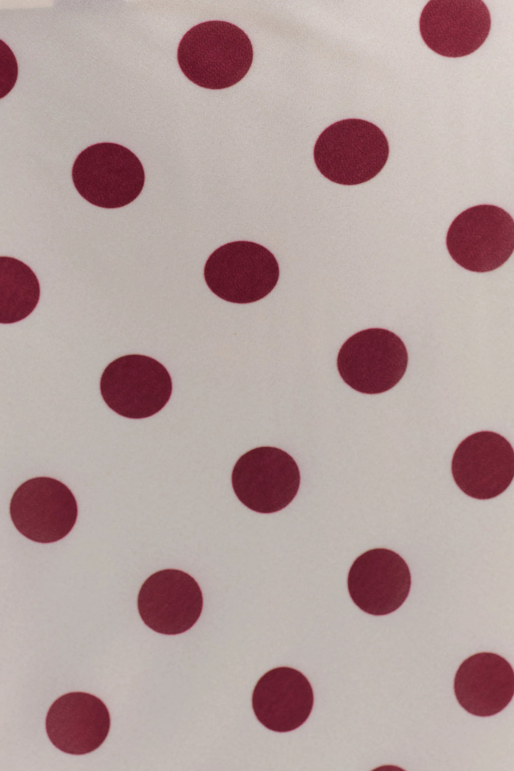 Nadine Halter Chiffon Maxi Dress - Ivory/Merlot Polka Dot