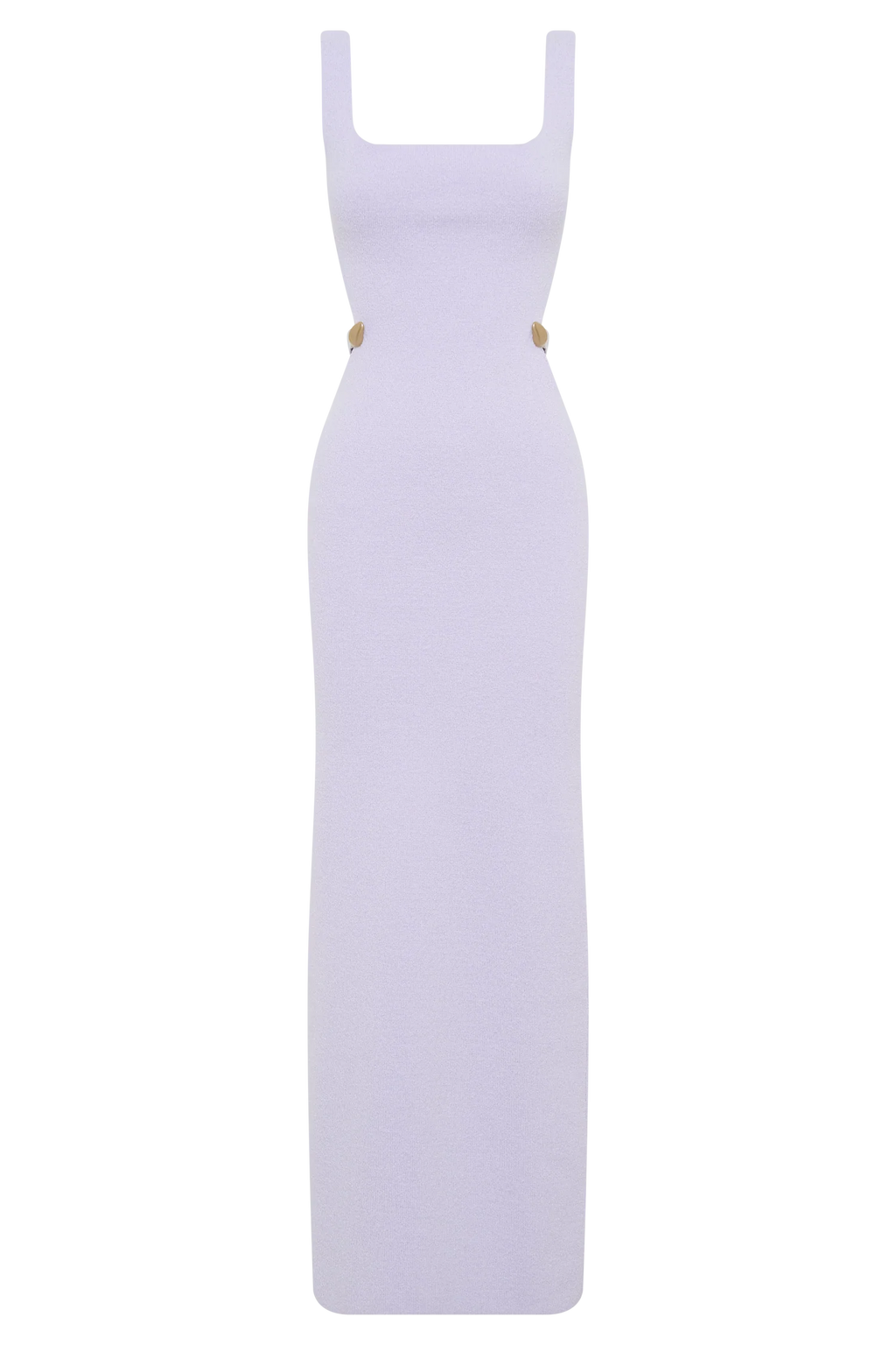 Alysanne Cut Out Knit Maxi Dress - Lilac
