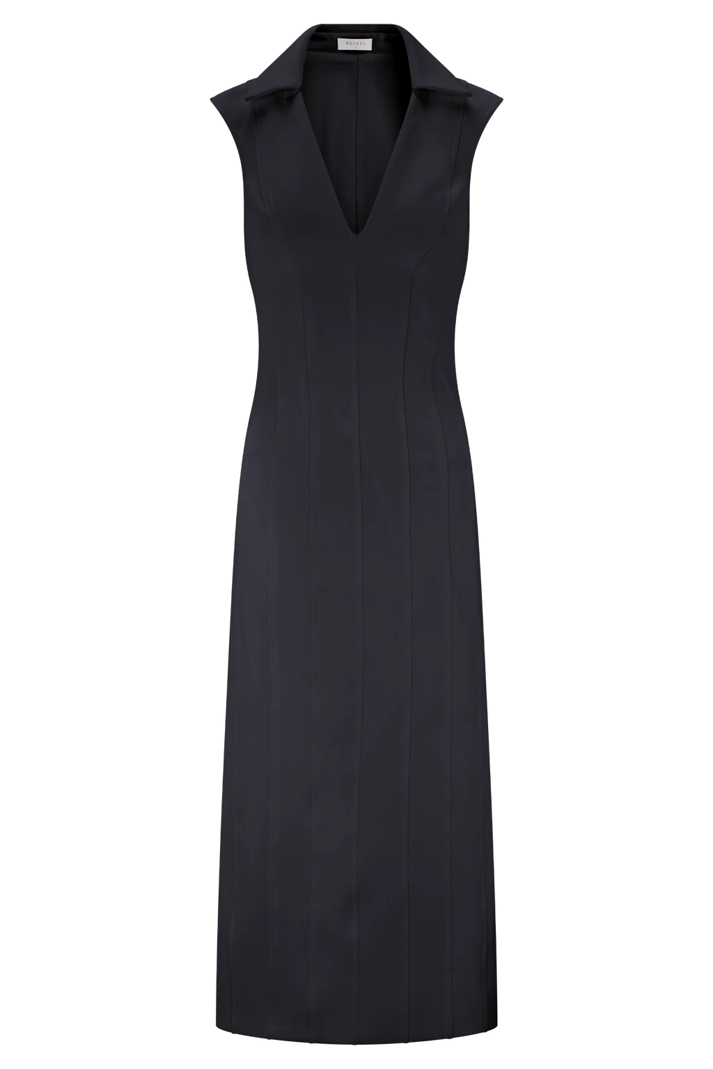 Keagan Sleeveless Midi Dress - Black