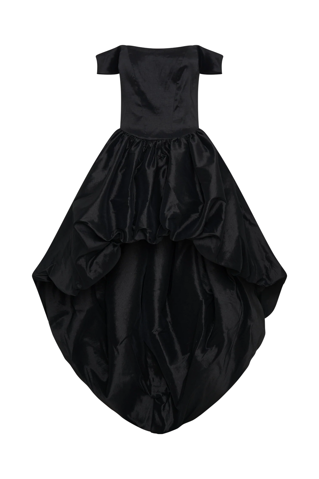 Amelia Bubble Maxi Dress - Black