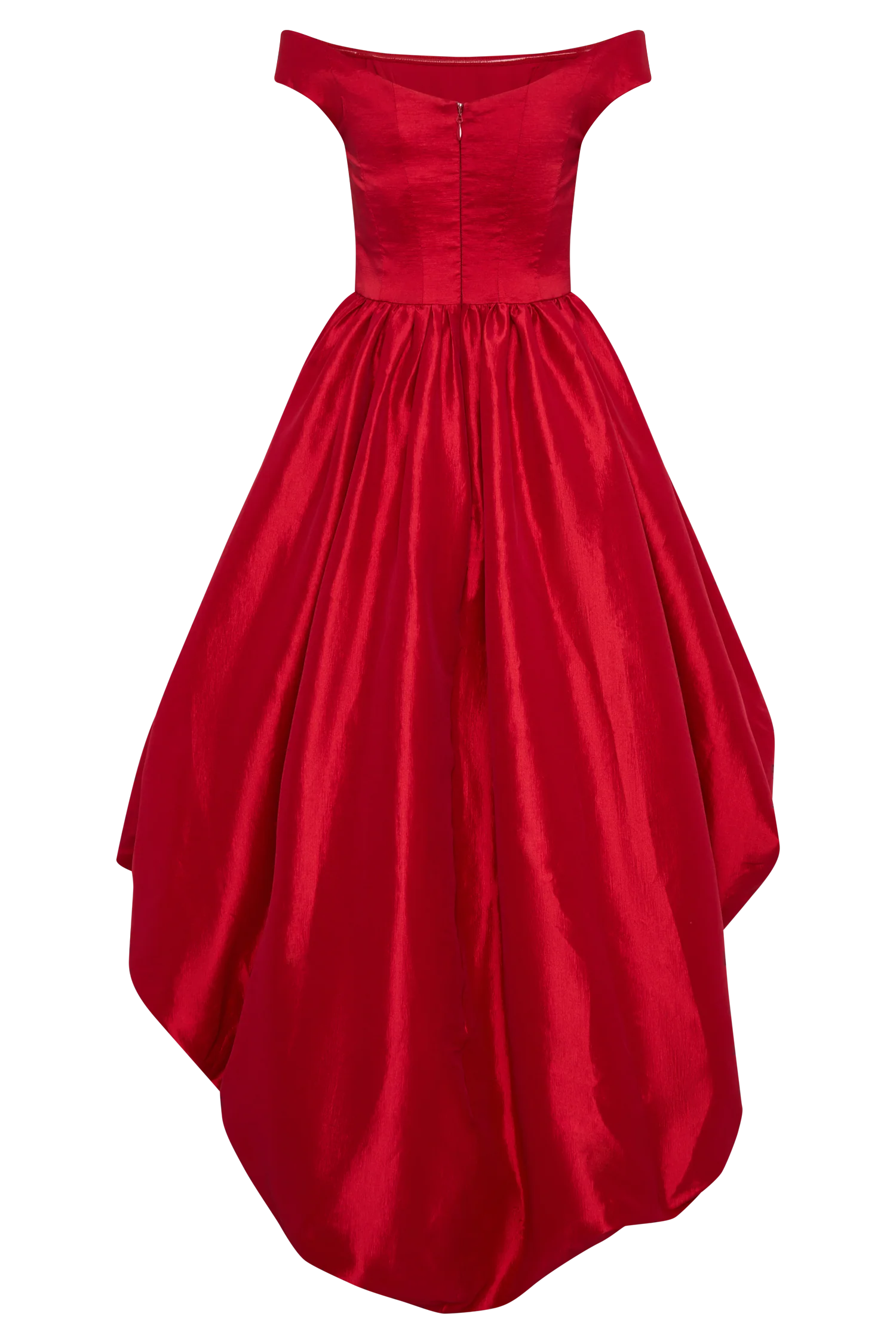 Amelia Bubble Maxi Dress - Ruby Red