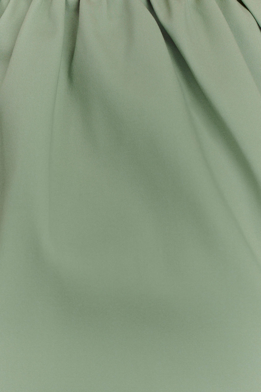 Ariana Pleated Neck Mini Dress - Sage