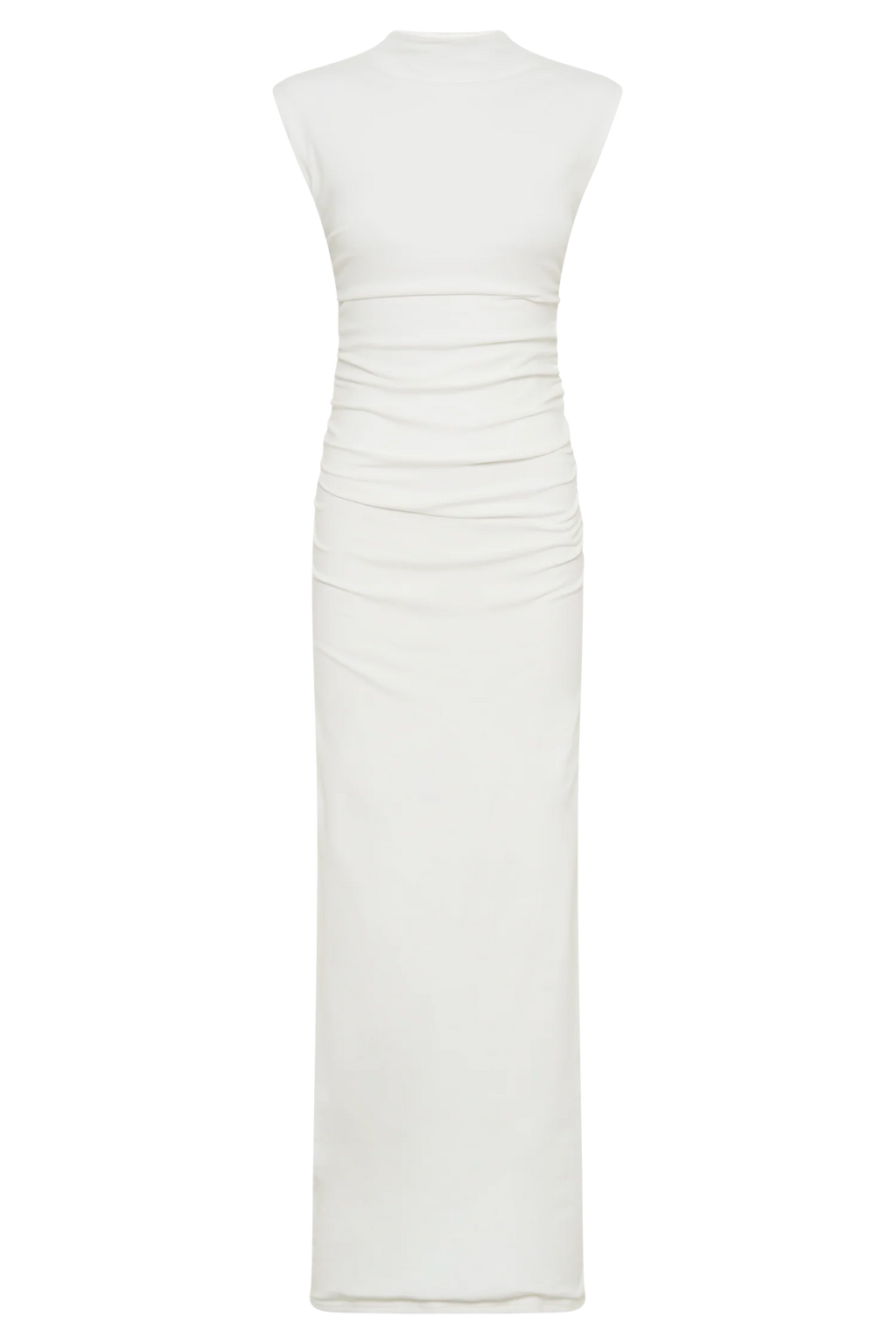 Elliot High Neck Sleeveless Maxi Dress - White