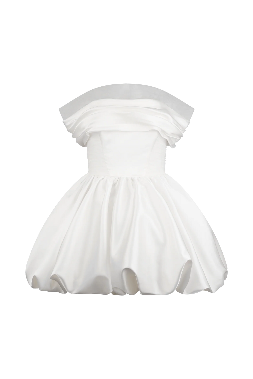 Lauretta Off Shoulder Mini Dress - White