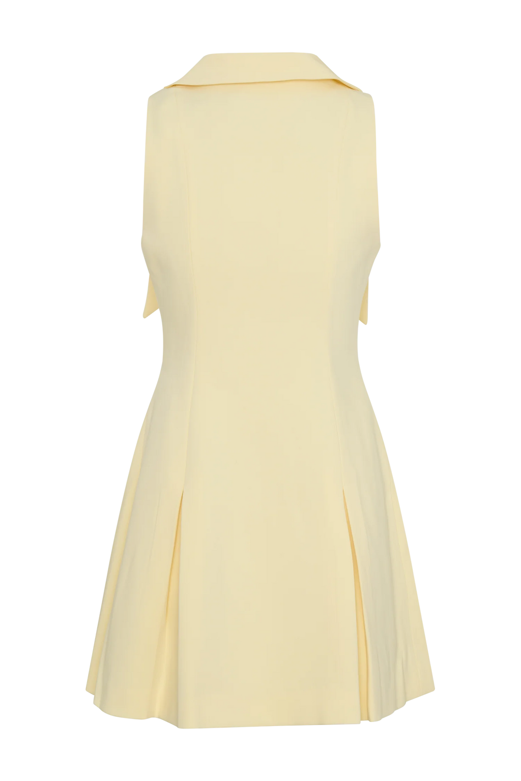 Oli Sleeveless Mini Dress - Lemon