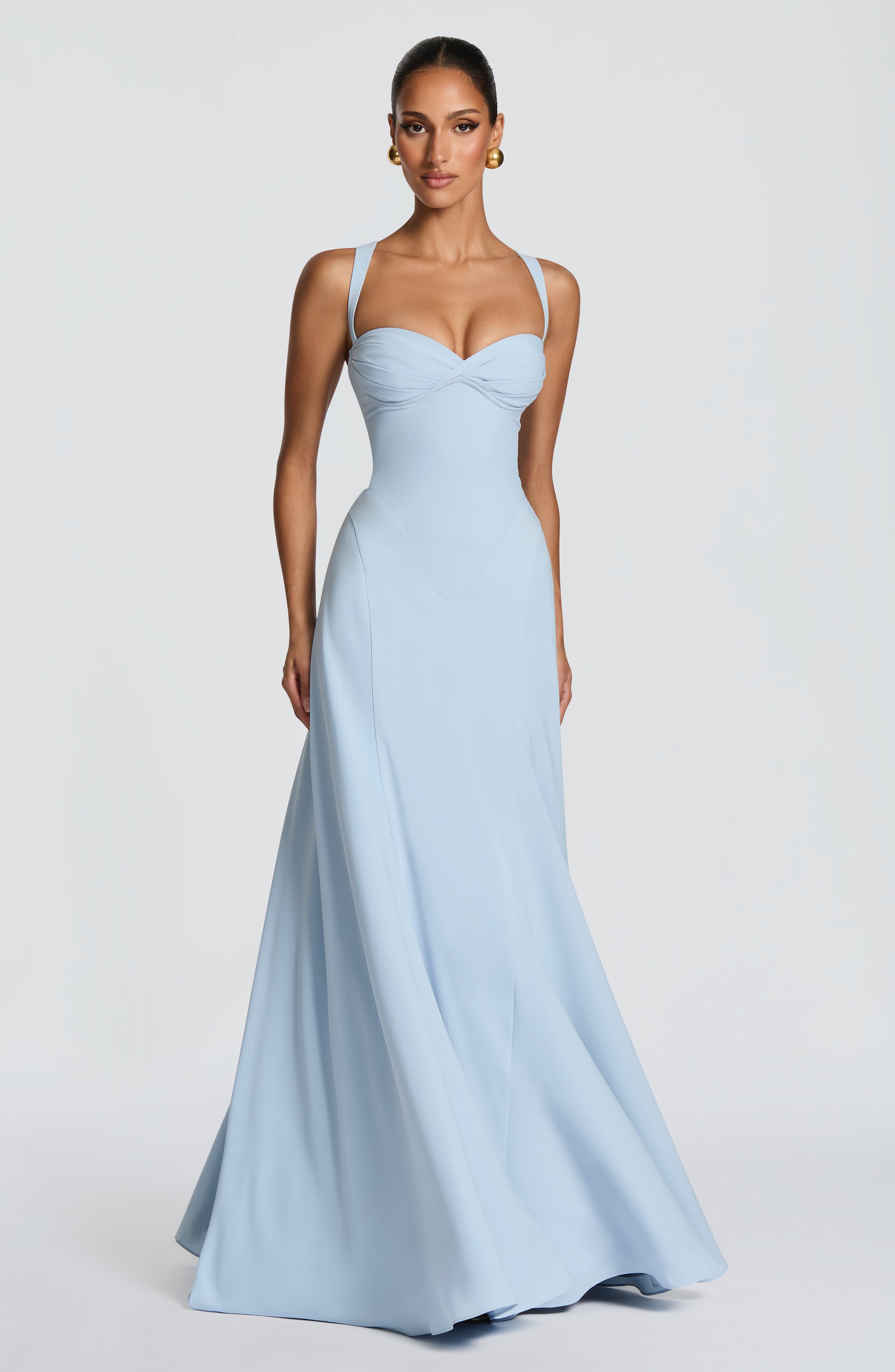 Irie Maxi Dress - Glacier Blue Dress Babyboo Fashion Premium Exclusive Design