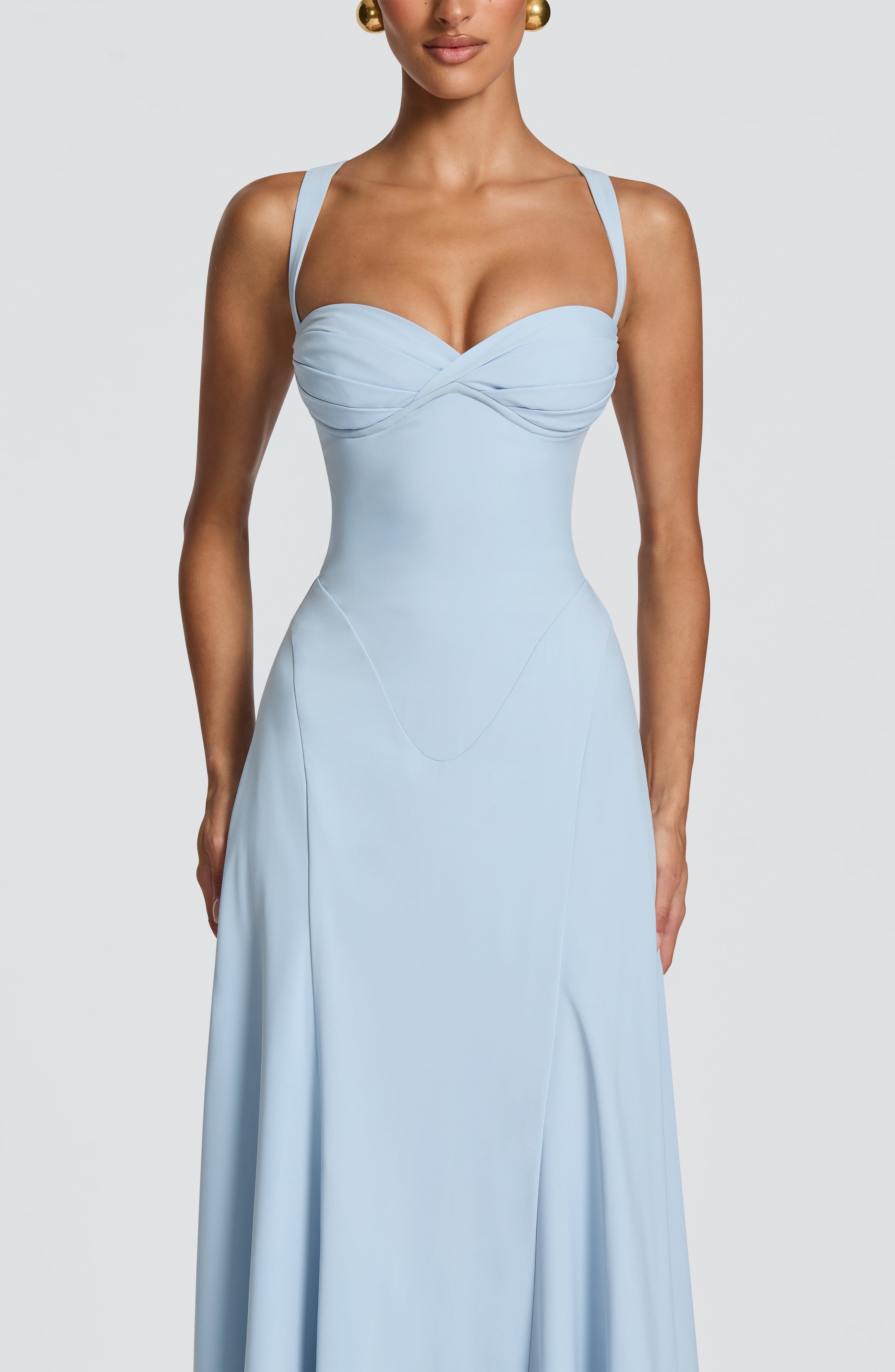 Irie Maxi Dress - Glacier Blue Dress Babyboo Fashion Premium Exclusive Design
